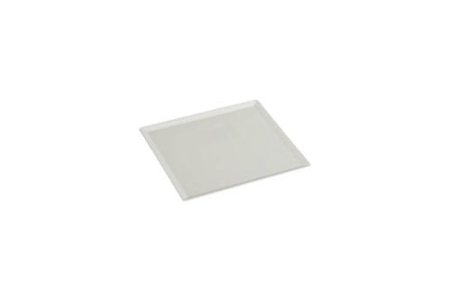 Plat de présentation pâtisserie 200 X 200 X 3 mm blanc