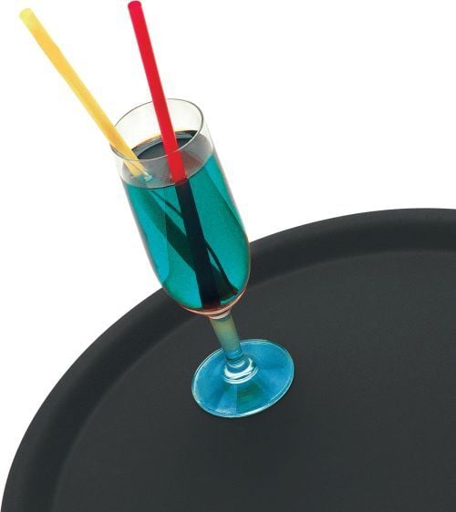 Plateau à surface caoutchouc antidérapante