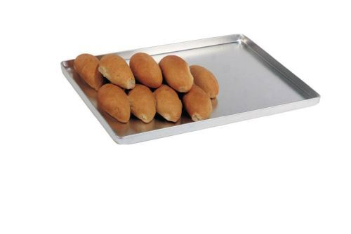 Plateau aluminium de service argenté pour sandwiches