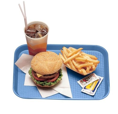 Plateau fast food bleu 265 X 345 mm