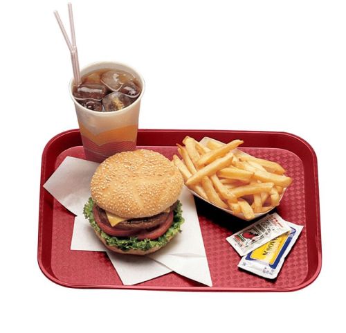 Plateau fast food groseille 265 X 345 mm