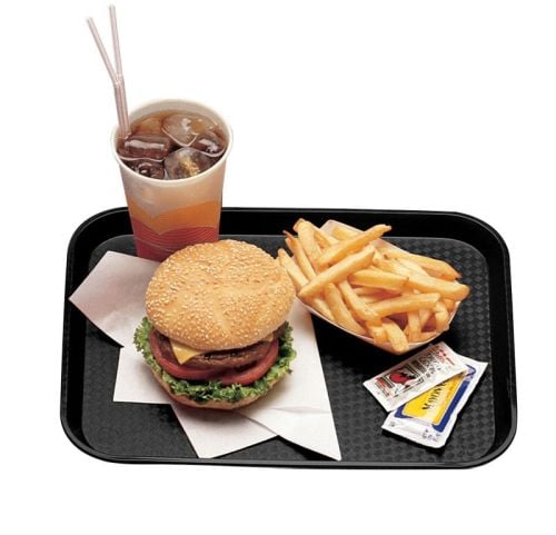 Plateau fast food noir 265 X 345 mm