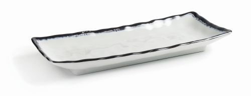 en mélamine avec liseré noir