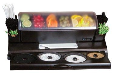 Platine à cocktails avec dôme