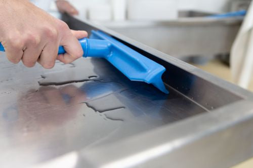 Raclette monobloc de 30 cm agréée contact alimentaire CHR et industries