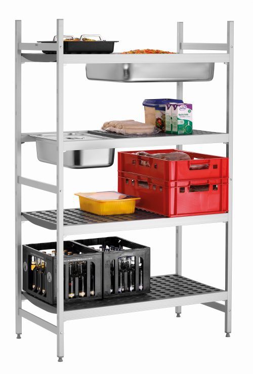 Rayonnage alimentaire aluminium L 108 cm