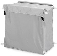 Sac plastifié avec rabat pour chariot à linge