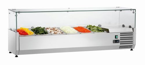 Saladette conçue pour 6 bacs GN 1/4