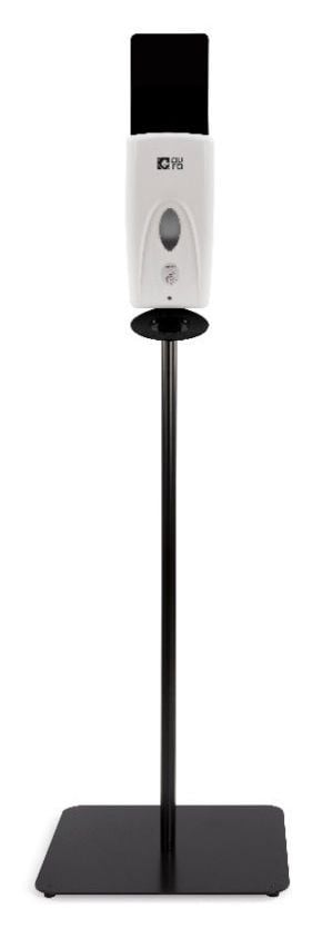 Station de désinfection sans contact sur pied