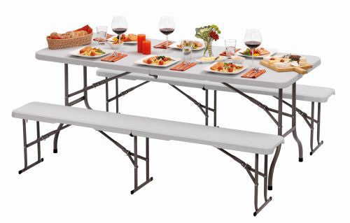 Table et banc pliables professionnels