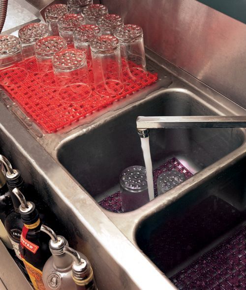 Tapis pour fond d'éviers