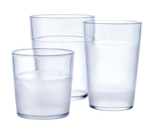 Verres résistants 3 capacités de 17