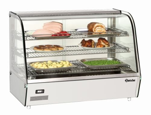 Vitrine de présentation chaude 160 litres