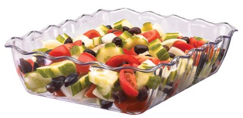 Bac de présentation transparent de 4,6 litres