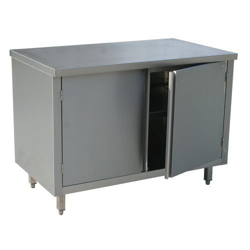 Armoire basse en inox