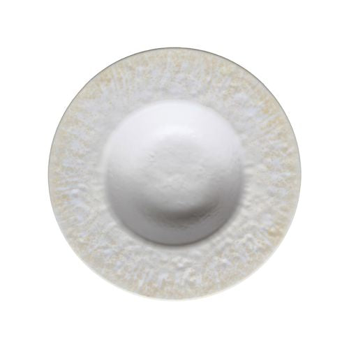Assiette creuse blanc doré 232 X 50 mm