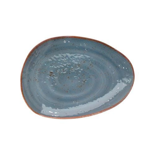 Assiette mélamine blanc ovale 360 X 260 mm