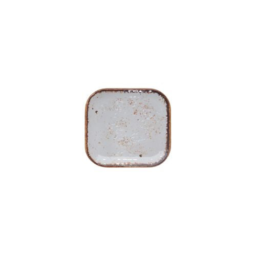 Assiette mélamine blanc rectangulaire 176 X 162 mm