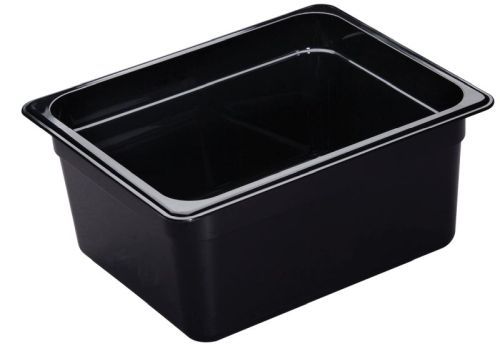 Bac gastro GN1/2 haute température couleur noire profondeur 150 mm