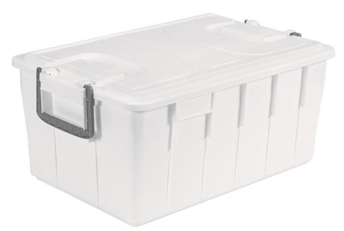 Bac de stockage alimentaire 40l blanc