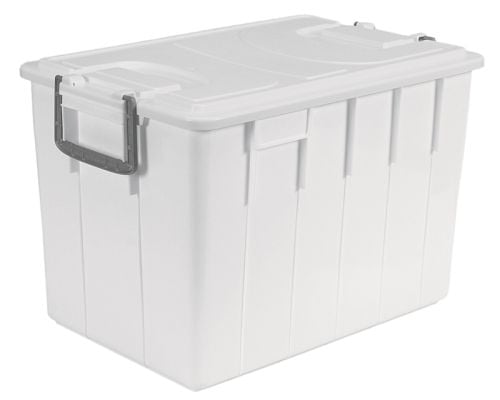 Bac de stockage alimentaire 60l blanc