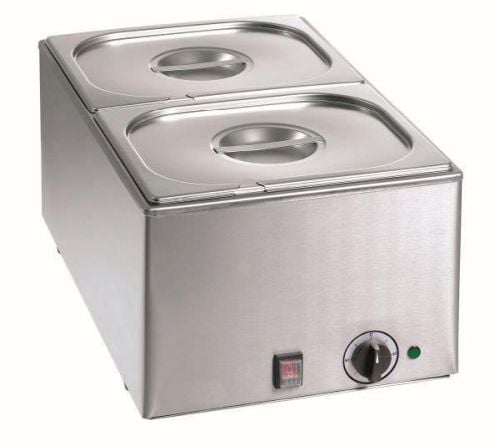 Bain marie professionnel inox 2 x GN 1/2