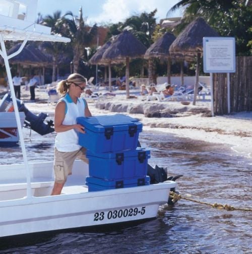 Caisson isotherme sur bateau