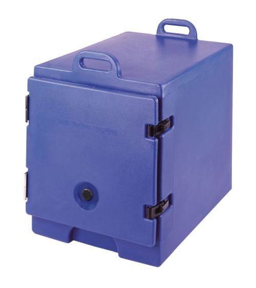 Caisson isotherme pour transport bleu marine