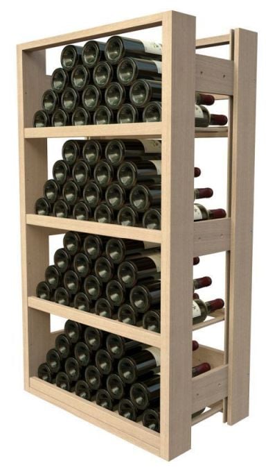 Casier en bois pour bouteilles de vin de 75 cl