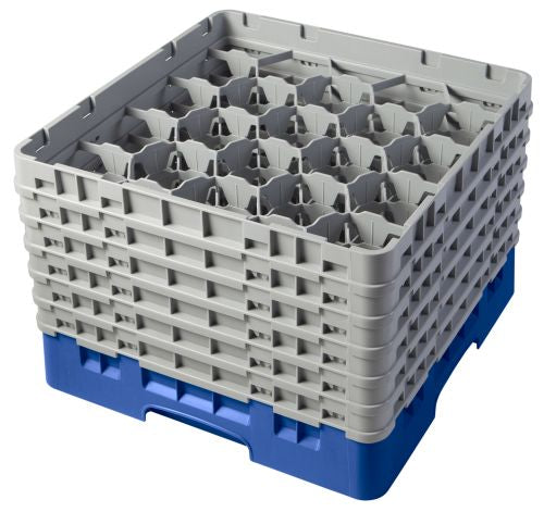 Casier de lavage verres bleu à 20 compartiments hauteur variable selon votre besoin