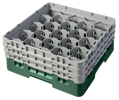 Casier de lavage verres vert à 20 compartiments hauteur variable selon votre besoin