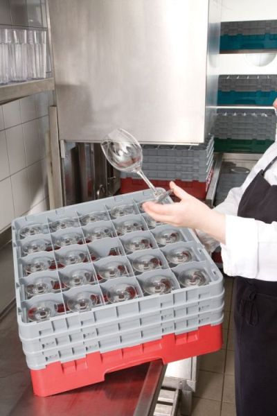 Casier de lavage pour 25 verres à pied