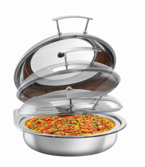 Chafing dish avec couvercle à fermeture douce