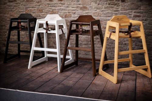 Chaises hautes en bois pour enfant - Modèle économique Pro