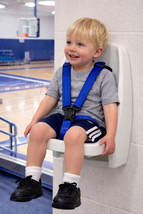 Chaise murale enfant professionnelle sécurité totale