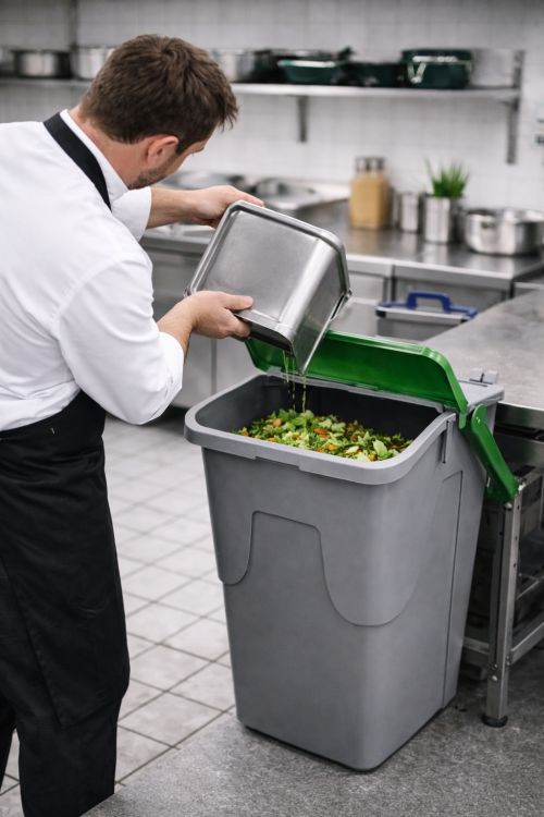 Collecteur pour déchets organiques divers