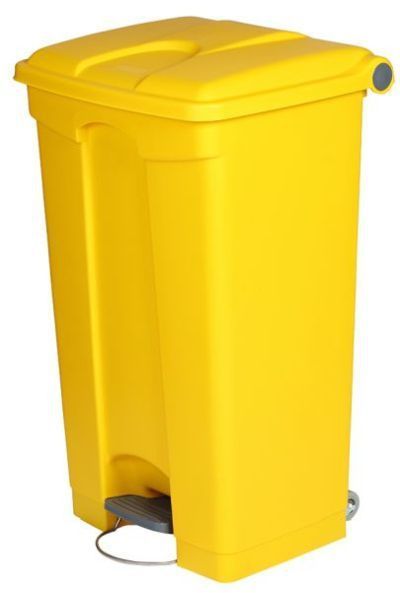 Collecteur tri sélectif 90 litres jaune