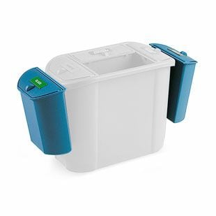 Compartiment semi ovale de 3l sur poubelle de 25 litres