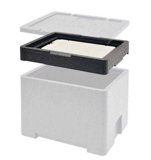 Rehausse pour caisson isotherme alimentaire GN1/2