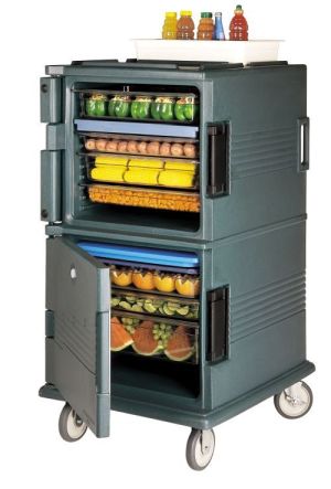 Chariot isotherme de transport pour bacs GN