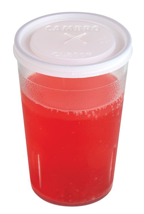 Couvercle jetable pour verre Colorware de 231 ml