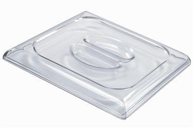 Couvercle transparent pour bac à glace inox
