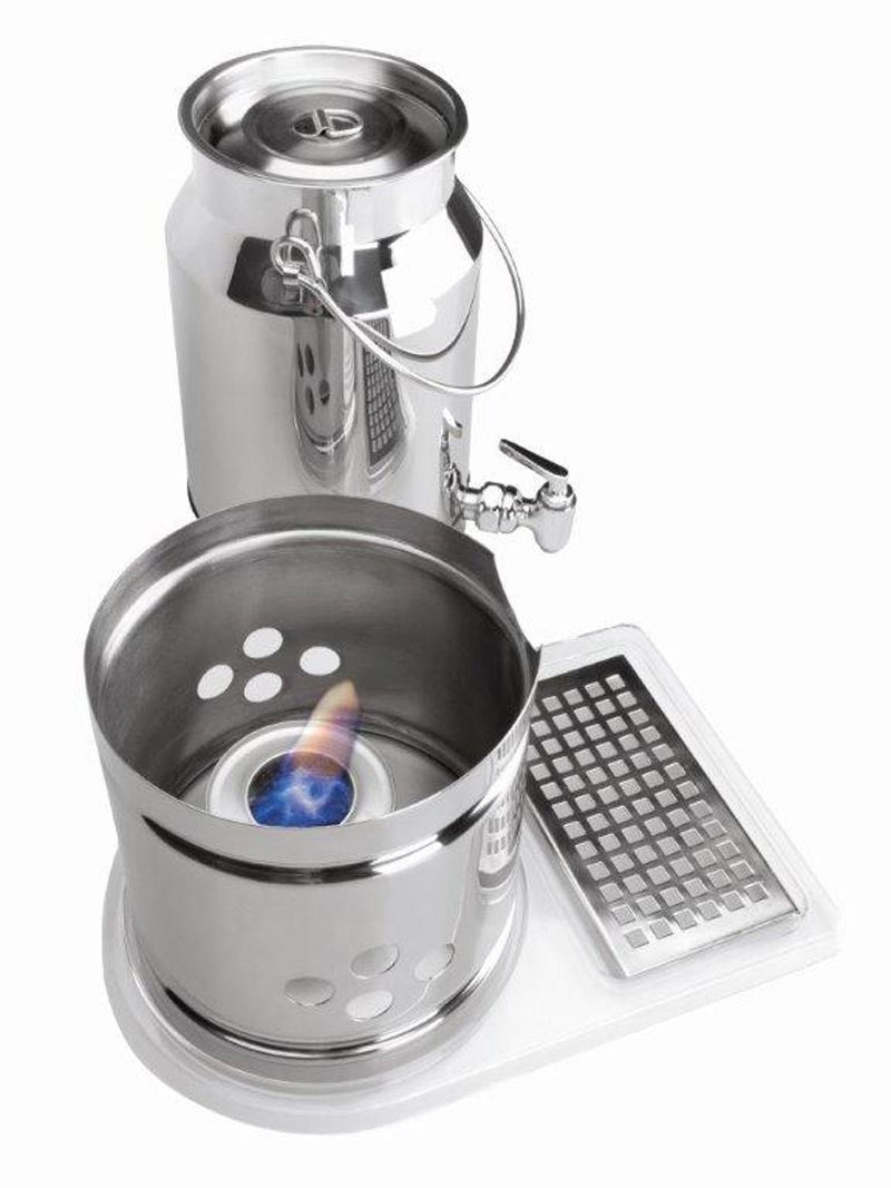 Distributeur de lait chaud en inox professionnel