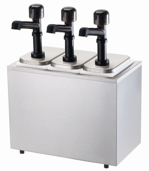 Distributeur de sauce avec 3 pompes