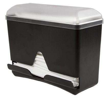 Organisateur De Pailles Et Ustensiles Multifonction – Support Noir Compartimenté Pour Cuisine Moderne