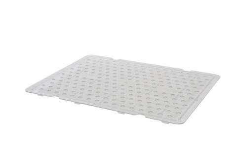 Grille de fond égouttoir pour bac gastro en copolyester transparent