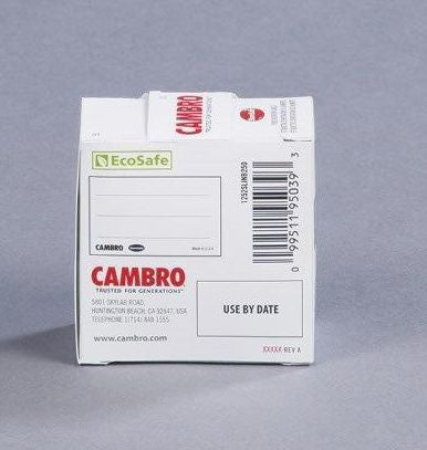 étiquette soluble alimentaire