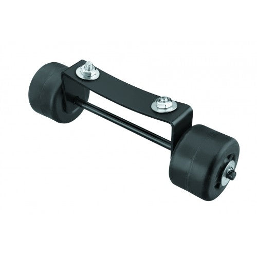 Kit de roues noires pour chauffage de terrasse