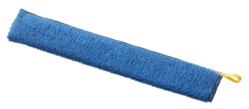 Frange de dépoussiérage microfibre bleue de 40 cm
