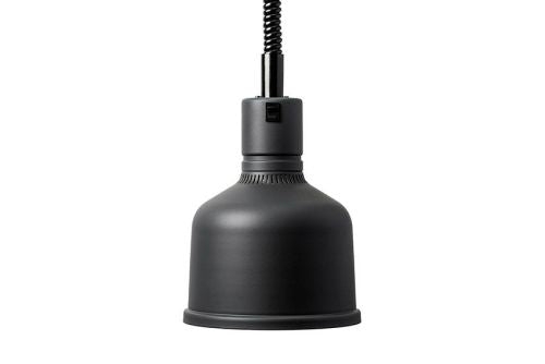Lampe chauffante aluminium coloris noir